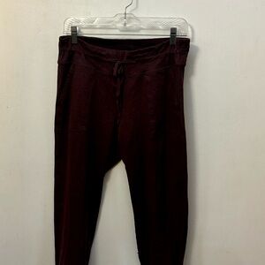 Aerie Maroon Jogger Pants